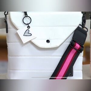 BRAND NEW Shawn Killinger x IHKWIP Couture Chalk White Crossbody w Two Straps